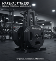 Marshal Fitness Olympic Weight Plate – Olympic Standard Plates for Strength Training & Powerlifting