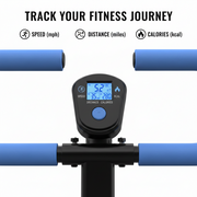 Vertical Climber Stepper – Foldable Manual Cardio Machine for Home Workout