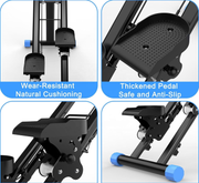 Vertical Climber Stepper – Foldable Manual Cardio Machine for Home Workout