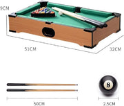 MINI Billiard Table Pool مجموعة أطفال كرة الطاولة 21 PCS البلياردو المصغر مجموعة للأطفال البالغين