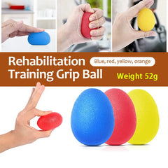 Egg Grip Stress Strength Massage Ball - Hand Exercise and Stress Relief