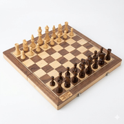 Classic Wooden Folding Chess Set