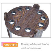 9-Pool Cue Rack | Round Billiard Stick Stand