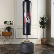 Gym Fitness Sand Base Kick Boxing Punch Bag with Stand – 172×50 cm