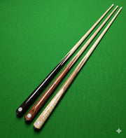 Handcrafted 1-Piece Exotic Wood Billiard Cue Set