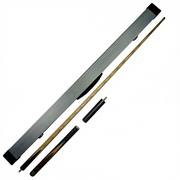 Durable Aluminum Alloy Straight Rod Box with 2 Holes for 3/4 Cues Pool & Billiards