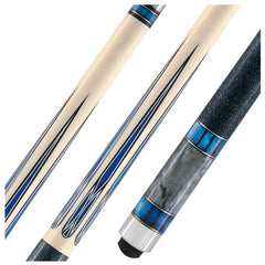 New 55" Billiard Pool Cue with 13mm Leather Cue Tip | Multi Color
