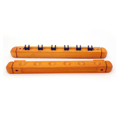 6-Hole Billiard Cue Wall Rack - Keep Your Cues Safe and Organized