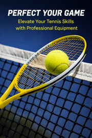 MF-0998 Tennis Racket – Lightweight Durable Frame with Comfortable Grip, Ideal for Beginners & Recreational Players