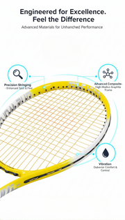 MF-0998 Tennis Racket – Lightweight Durable Frame with Comfortable Grip, Ideal for Beginners & Recreational Players