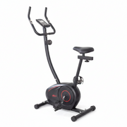 Marshal Fitness Upright Magnetic Exercise Bike – 8 Resistance Levels, Digital Console Displays Speed, Time, Distance & Calories, Portable Indoor Cardio Bike for Home Workouts