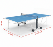 Table Tennis Ping Pong Table Table Door مع Post and Net