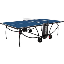 Marshal Fitness Professional Indoor Table Tennis Table | Foldable Ping Pong Table with UV-Coated Top & Rust-Proof Steel Frame | Durable Indoor Game Table for Home, Office & Sports Clubs
