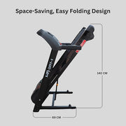 Home Use Motorized Treadmill - 5.0HP DC Motor - Max Weight 120kg