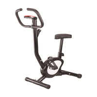 Foldable Exercise Bike with Adjustable Resistance and LCD Display