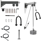 Complete Tricep Bicep Exercises Fitness Lift Cable Pulley System