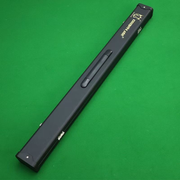 Black PU Leather 1/2-PC Billiard Pool Cue Case Protecting Cue Sticks