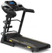 Marshal Fitness Motorized Treadmill 3.5 HP DC Peak Power, Automatic Incline 0–15%, 1–14 km/h Speed, 124×42 cm Running Belt, LCD Monitor, 115 kg Capacity