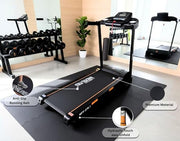 Marshal Fitness MFT-276-1 Foldable Motorized Treadmill 3HP Peak | Bluetooth Smart Treadmill with LCD Display & Safety Key | Heavy-Duty Machine Supports 120kg | Compact Home Gym Cardio Equipment