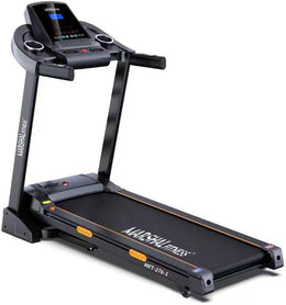 Marshal Fitness MFT-276-1 Foldable Motorized Treadmill 3HP Peak | Bluetooth Smart Treadmill with LCD Display & Safety Key | Heavy-Duty Machine Supports 120kg | Compact Home Gym Cardio Equipment