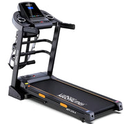Marshal Fitness MFT-276-4 Foldable Walking Pad Treadmill 3.0HP | Motorized Auto Incline Treadmill with Massager, Dumbbells & Twister Disc | Heavy-Duty Running Machine 120kg Capacity for Home Gym
