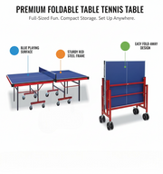 قابلة للطي بين إندور بينغ بونج تنس مع بوست وشبكة MF-4010