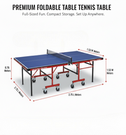 قابلة للطي بين إندور بينغ بونج تنس مع بوست وشبكة MF-4010
