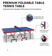 قابلة للطي بين إندور بينغ بونج تنس مع بوست وشبكة MF-4010