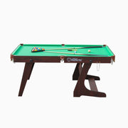 Premium 6 Feet Pool Table in Green and Blue - High-Quality MDF