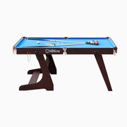Premium 6 Feet Pool Table in Green and Blue - High-Quality MDF