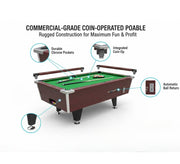Professional Grade 9ft Coin-Operated Pool Table for Sale - Commercial Quality