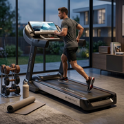 Marshal Fitness 8.0HP Auto Incline Home Treadmill with Bluetooth Speaker, 24 km/h Speed, Foldable Cardio Running Machine