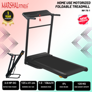 Home Use Motorized Foldable Treadmill 3HP - Running Machine