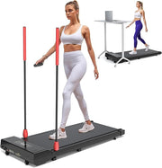 Home Use Treadmill 3HP | Walking Pad with Handle & Bluetooth Speaker