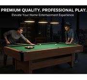 Coin Billiard Table, Pool Table  Green Top 9 ft. with Ball Collection System MF-Coin Billiard 9ft