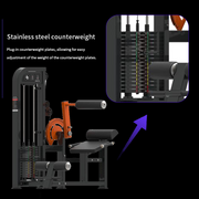 MF-GYM-17620-JS Seated Abdominal Muscle Trainer – Heavy-Duty Core & Abs Strength Machine for Commercial Gyms