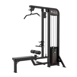 Commercial Lat Pull Down & Low Row Machine – Heavy-Duty Strength Training Equipment