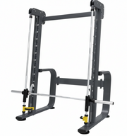 Super Marshal Smith Machine – Multi-Function Home Gym, Heavy-Duty Steel Frame, Adjustable Barbell & Safety Stops for Strength Training