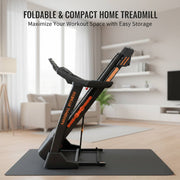 Marshal Fitness 6.0HP Home Treadmill – 15 Level Auto Incline, 150KG Capacity, Foldable Electric Running Machine with LCD & Bluetooth