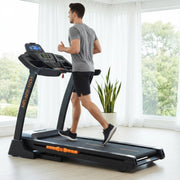 Marshal Fitness 6.0HP Home Treadmill – 15 Level Auto Incline, 150KG Capacity, Foldable Electric Running Machine with LCD & Bluetooth
