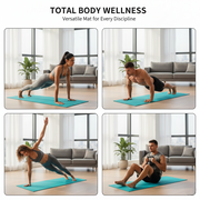 Premium TPE Yoga Mat – Eco-Friendly, Non-Slip & Lightweight Exercise Mat for Yoga, Pilates, Home Workouts and Meditation