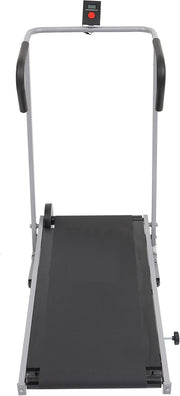 Foldable Manual Treadmill - Compact Entry-Level Running Machine