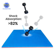 EVA Puzzle Mat 100×100×2.5 cm – Interlocking Foam Floor Mat for Gym, Play Area, Home Workout & Sports Protection