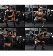 Brown Leather Gym Belt – Heavy-Duty Weightlifting Belt for Back Support, Powerlifting & Strength Training