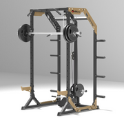 Power Rack with Lat Pulldown, Low Row & Mini Smith Machine