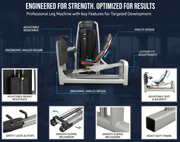 Marshal Fitness MF Gym 17617-SH2 Heavy-Duty Leg Press Trainer