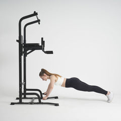 Power Tower Multi-Function Pull Up Rack & Dip Station - Adjustable Height