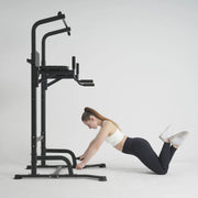 Power Tower Multi-Function Pull Up Rack & Dip Station - Adjustable Height