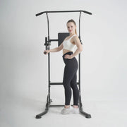 Power Tower Multi-Function Pull Up Rack & Dip Station - Adjustable Height