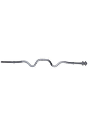 47 Inch Wide EZ Curl Bar for Weight Lifting With Chrome Finish